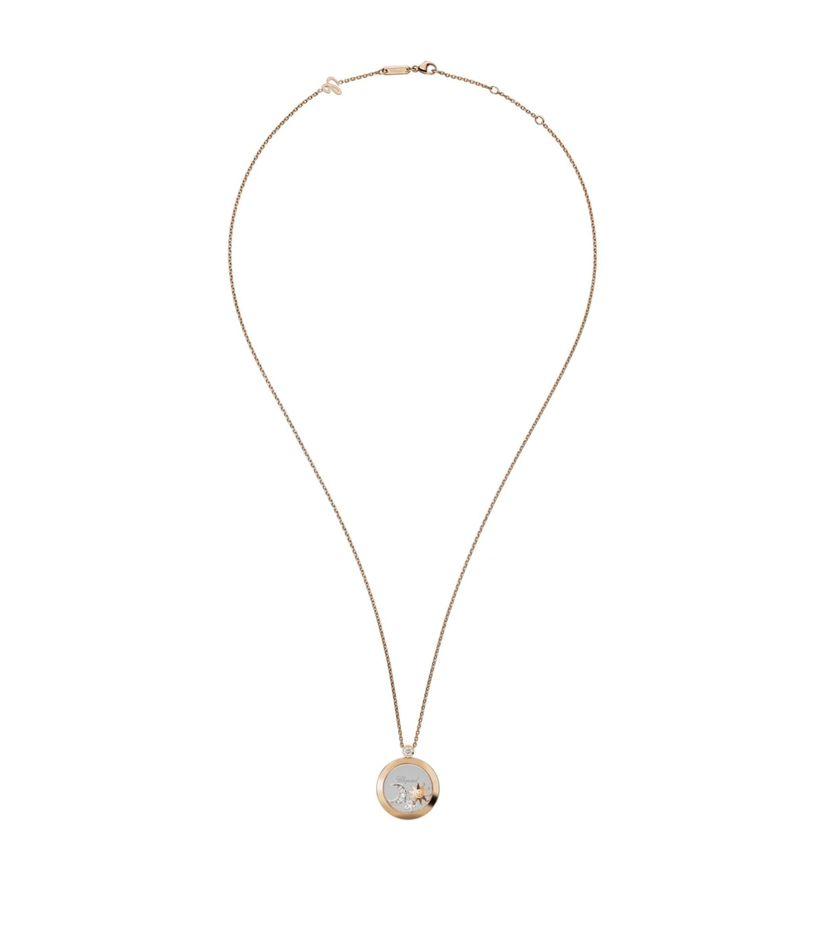 18K Happy Diamonds Pendant Necklace