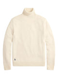 RALPH LAUREN Wool-Cotton Roll Neck Jumper Andover Cream