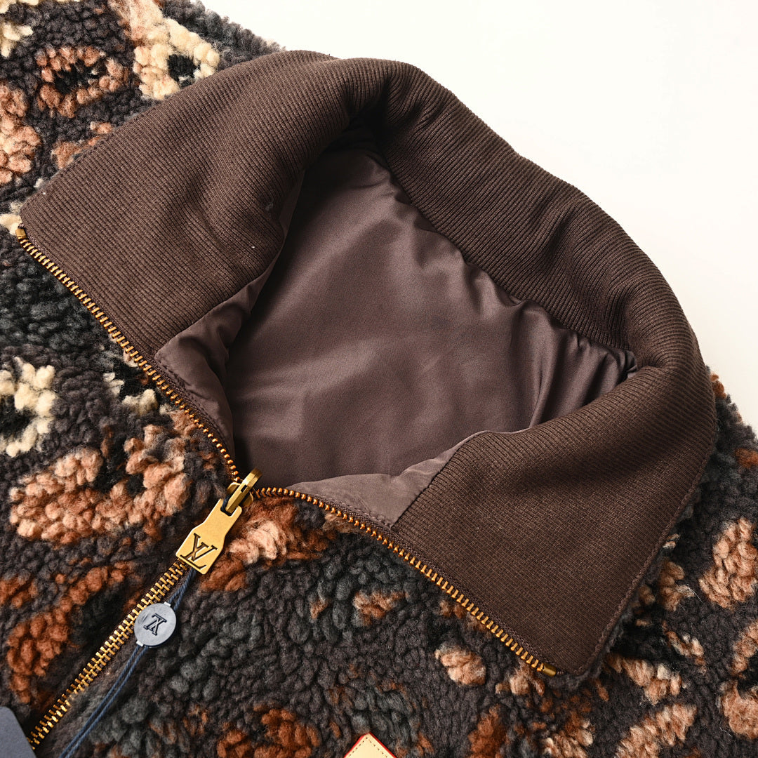 Louis Vuitton LV x NIGO Floral Reversible Fleece and Lambswool Jacket