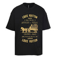 Louis Vuitton Carriage Slogan Print Short-Sleeve T-Shirt