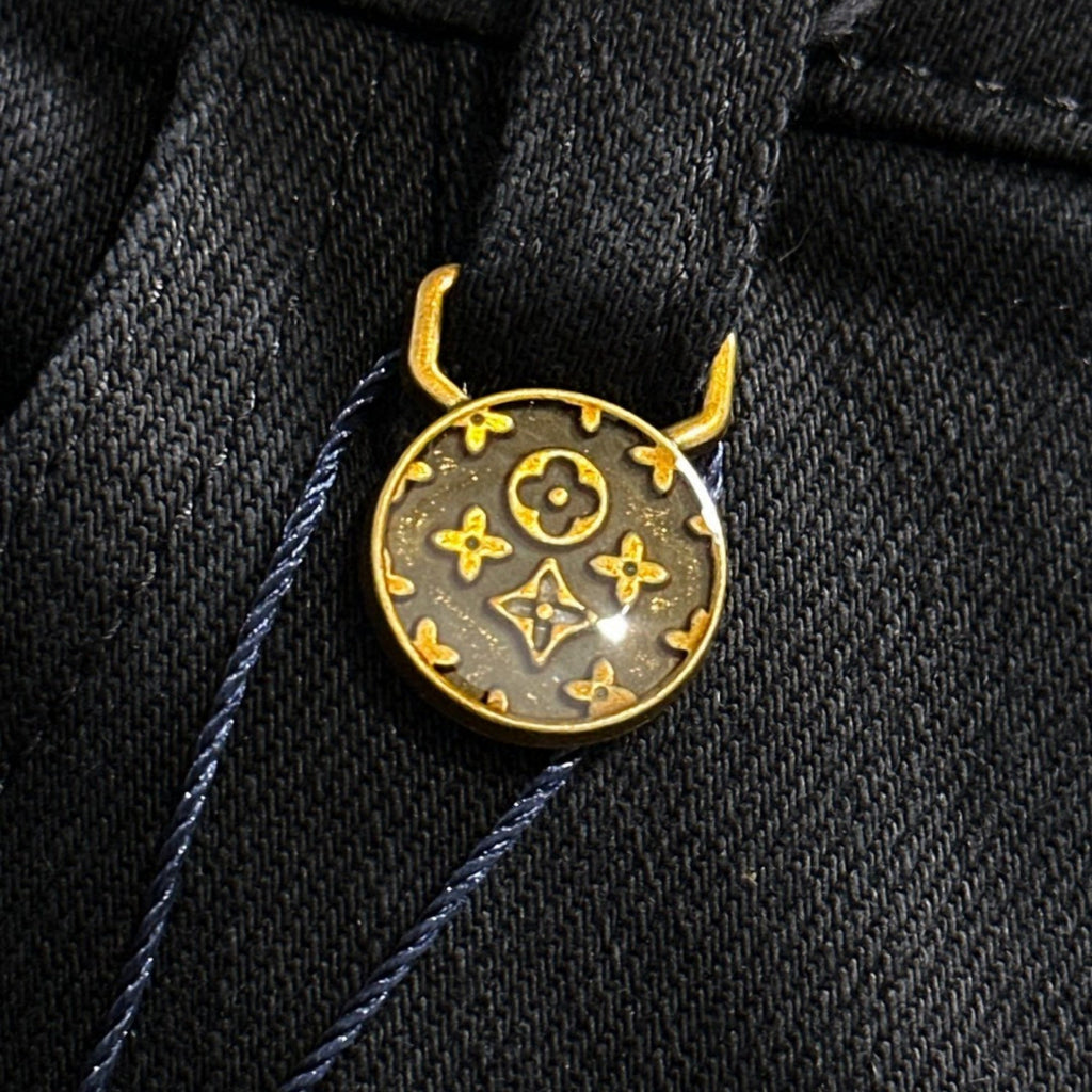 Louis Vuitton Logo-Embroidered Jeans