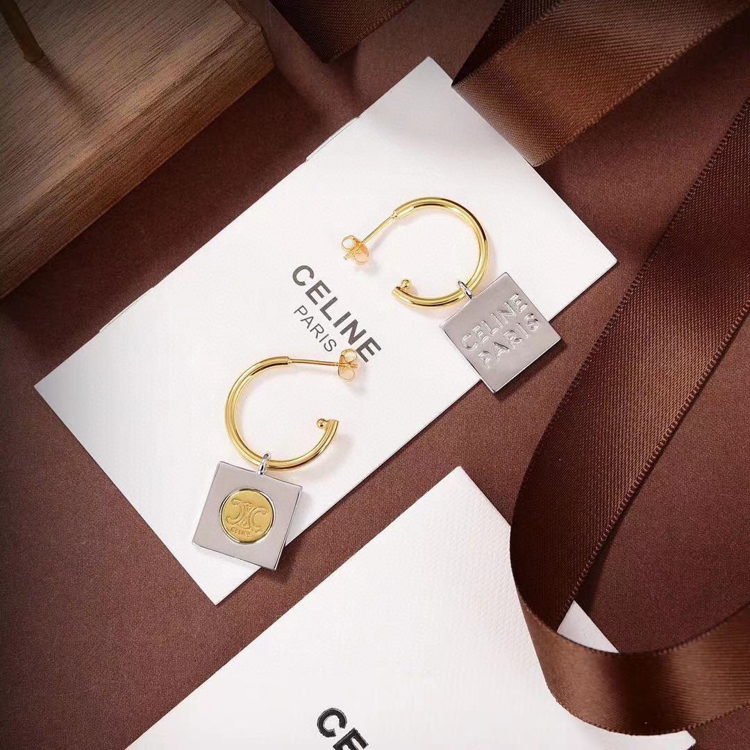 18K Celine Hoops Earrings