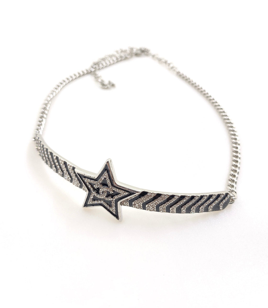 18K  Chanel Star Diamonds Necklace