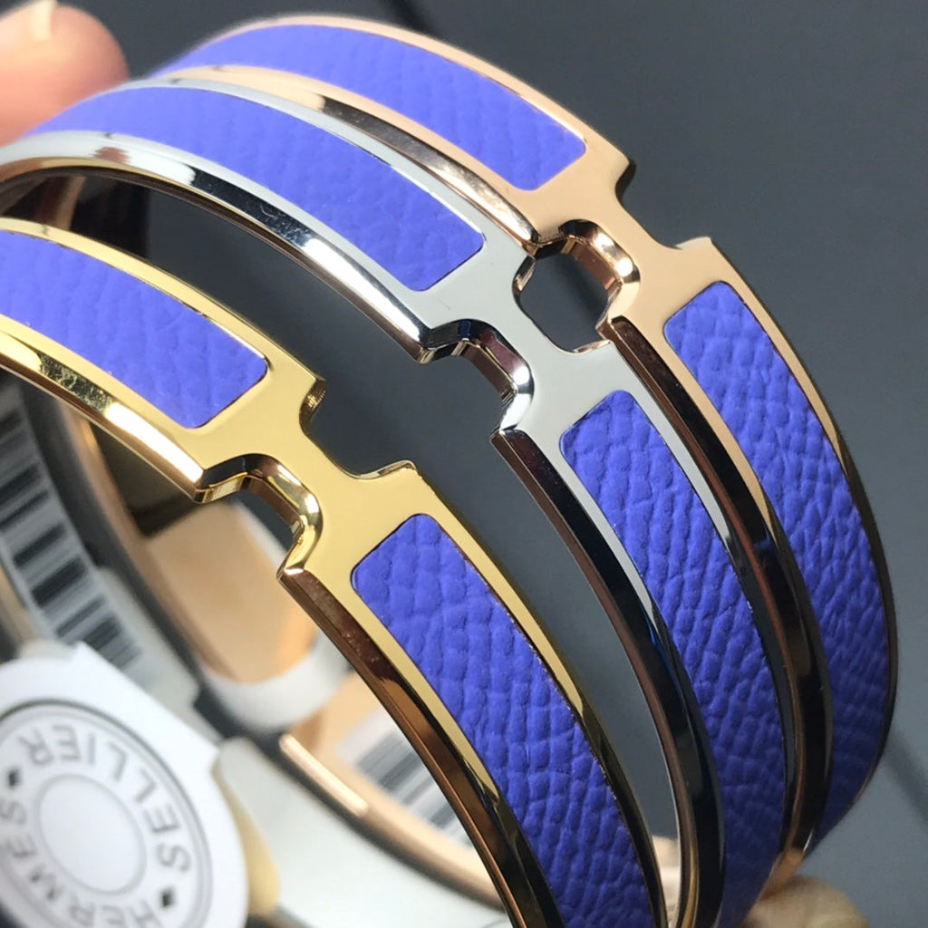 18K Olympe Light Purple Hermes Bracelet