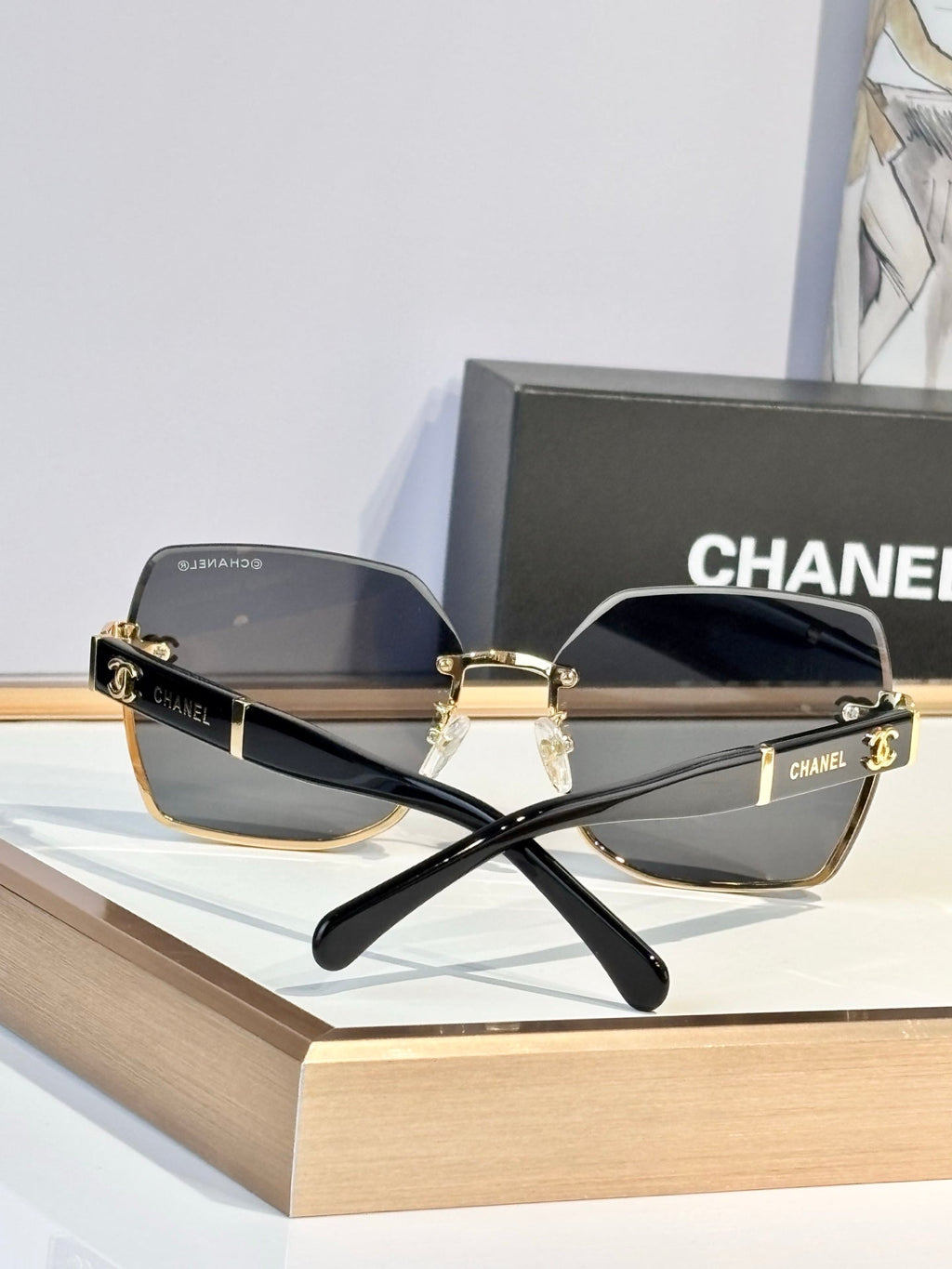 CHANEL Sunglasses-5504-H